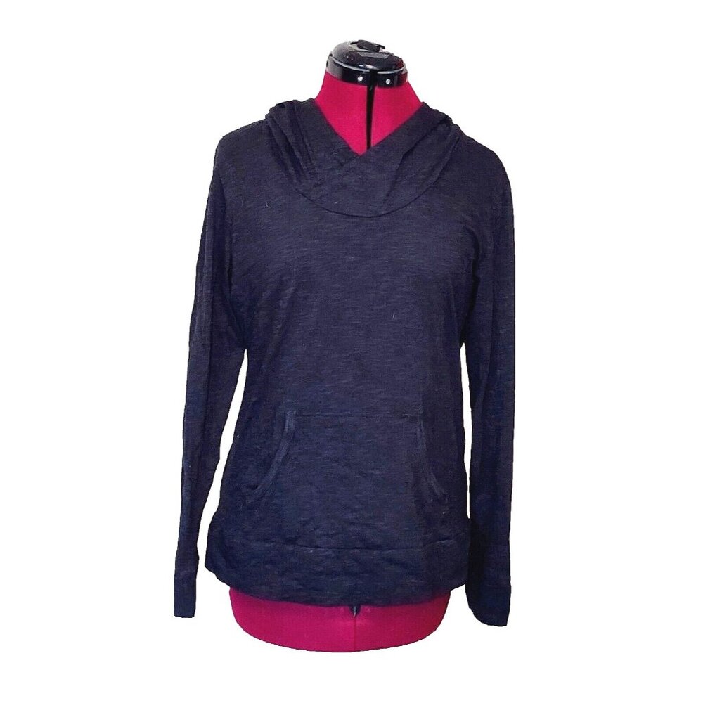 Columbia Women’s Hoodie Pullover Black Size M Kangaroo Pocket